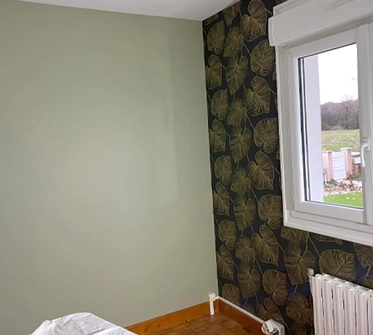 Rénovation de façade par Same Georges, peintre en Haute-Vienne